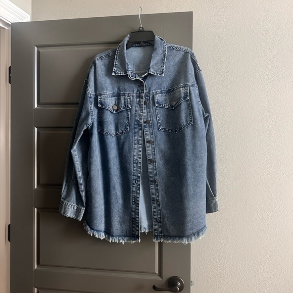 Classic Blue Denim Jean Jacket - Picture 2 of 2